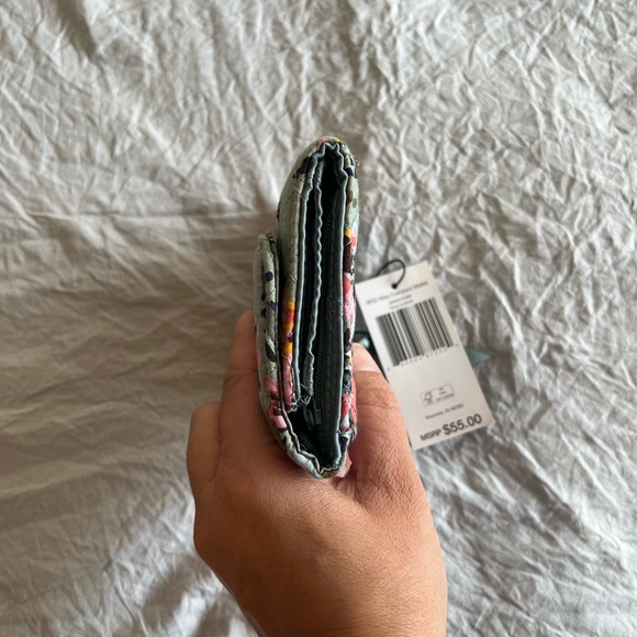 Vera Bradley RFID Riley Compact Wallet - Rosy Outlook - Picture 8 of 15